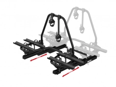 Enduro BS 260 Black schuifbare dissel fietsendrager